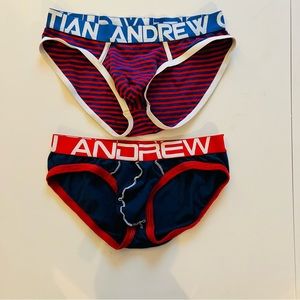 2 Andrew Christian briefs